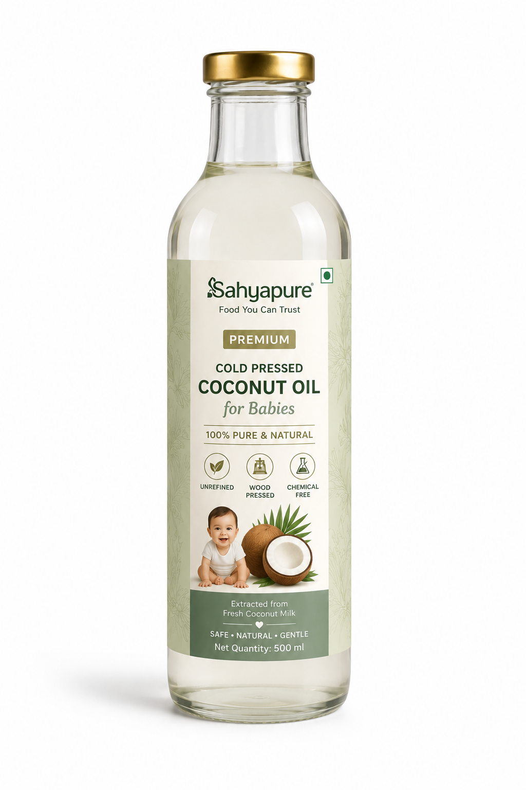 Baby Coconut Massage Oil-Cold Pressed