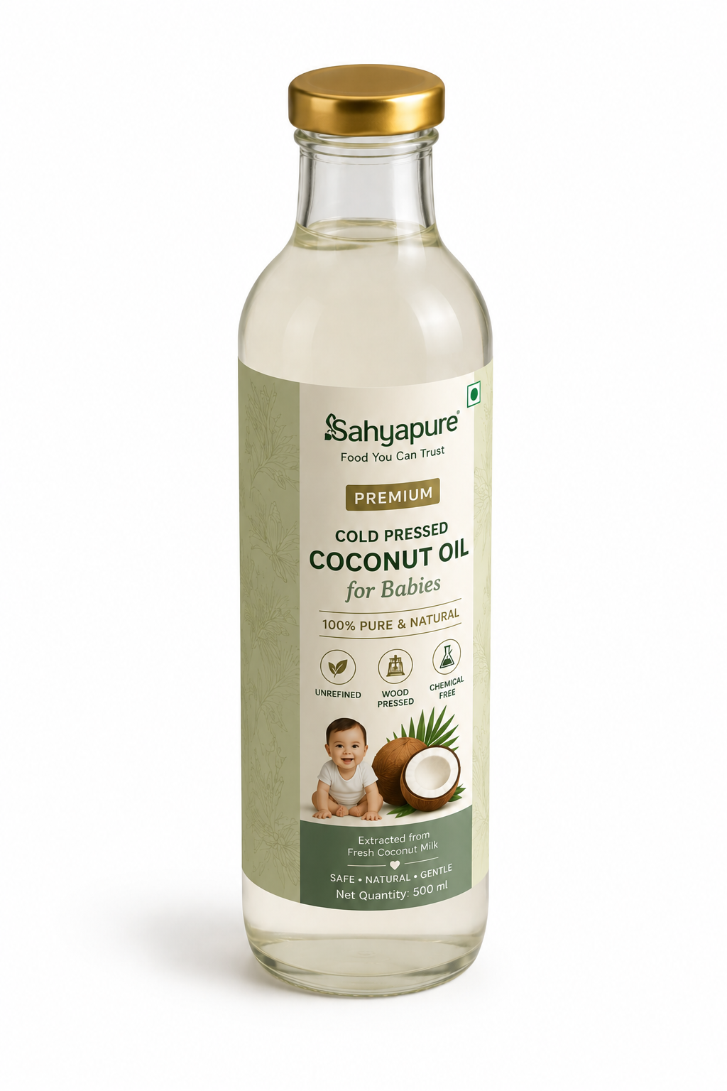 Baby Coconut Massage Oil-Cold Pressed